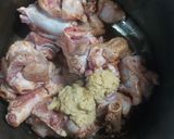 A picture of step 2 of Mutton nihari.
