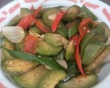 Foto langkah ke 3 dari resep Tumis terong ijo.