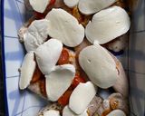 Caprese csirkemell - sült burgonyával recept fázis 6 fotója