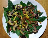 Foto del paso 6 de la receta: Ensalada de espinacas y tocino 🥗🥓