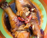 Hình bước làm 4 của món Đùi gà chiên xì dầu mật ong