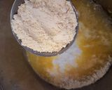 A picture of step 2 of Gujrati Special Fajeto (Mango kadhi).