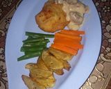 Foto langkah ke 6 dari resep Chicken Steak with Mushrooms Sauce.