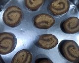 A picture of step 7 of Eggless Whole wheat flour (Aata) Pinwheel cookies(No Oven Recipe).