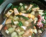 Foto langkah ke 3 dari resep Lodeh bumbu iris.