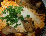 A picture of step 7 of Coconut Chicken Curry.
