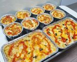 Foto langkah ke 5 dari resep Makaroni Krim Panggang.