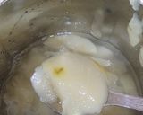 A picture of step 1 of Chatpata Aam Panna / Kairi Kakdi panna.