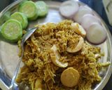 A picture of step 4 of #flavor4...Egg pulao.
