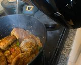 A picture of step 13 of Dezadoo’s tasty lamb curry.