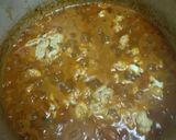 A picture of step 2 of Goat brain curry#mystaplefood#4wkschallenge.