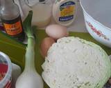 Foto del paso 1 de la receta: Okonomiyaky -tortilla japonesa-