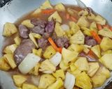 รูปขั้นตอนการทำที่ 4 ของ ตับไก่ผัดสับปะรด