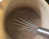 A picture of step 2 of Peruvian hot chocolate - vegan.