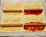 Une image de l'étape 4 de Feuilletés façon hot dog.