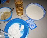 Foto langkah ke 3 dari resep Bolu pisang kukus.