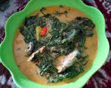 Foto langkah ke 4 dari resep Gulai daun singkong ikan asin baung.
