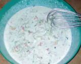 A picture of step 8 of Pumpkin raita.