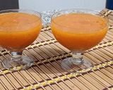 A picture of step 5 of Sweet Papaya -Orange Shots.