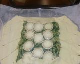 Foto del paso 4 de la receta Trenza de hojaldre con espinacas🍃, bechamel, y queso de cabra🐐