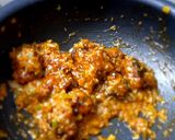 A picture of step 6 of Veg Manchurian balls from leftover rice.