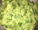 A picture of step 2 of Aloo puri.