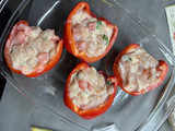 Перець з куркою у духовці