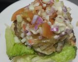 Foto del paso 10 de la receta: Hamburguesa🧀hawaiana🥯🍍🍔