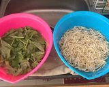 Foto langkah ke 1 dari resep Tumis bayam & tauge simple & enak 👌🏻.