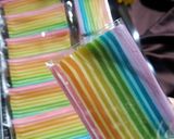 Foto langkah ke 5 dari resep Lapis Rainbow Tapioka.