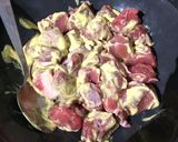 A picture of step 1 of Minted cider lamb.