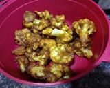 A picture of step 6 of Dry Gobhi Manchurian.