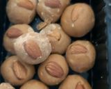 A picture of step 4 of Besan Laddu.