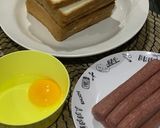 Gambar langkah 1 resipi Roti Sosej Berkeju.