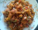 A picture of step 3 of Bread poha.