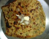 मेथी मटर आलू पराठा (Methi matar aloo paratha recipe in Hindi) रेसिपी चरण 5 फोटो