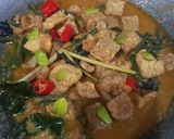 Foto langkah ke 3 dari resep Lodeh tahu tempe kacang panjang,udang.