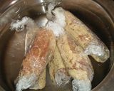 A picture of step 5 of Peperoni(hotdog).