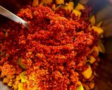 A picture of step 4 of Chana Methi Mango Pickle.