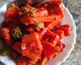 A picture of step 3 of Carrot pickle.