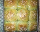 Foto langkah ke 9 dari resep Roti sobek pandan isi coklat.