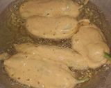 A picture of step 4 of Hari mirch pakorde.