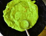 A picture of step 4 of Cheese Palak Pizza Dosa.