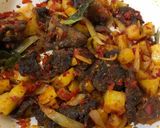 Foto langkah ke 5 dari resep Dendeng Balado Daging Sapi & Kentang.