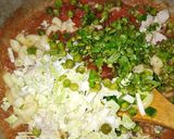 A picture of step 8 of Vegetable Tomato Chicken Macaroni.