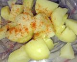 A picture of step 1 of Aloo Chaat.