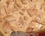 A picture of step 7 of Chicken Chunks in Creamy Mushroom Sauce.