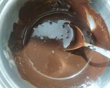 A picture of step 1 of Chocolava cake.