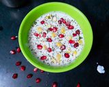 A picture of step 4 of Anar corn raita.