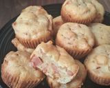 A picture of step 3 of Savory Muffins.